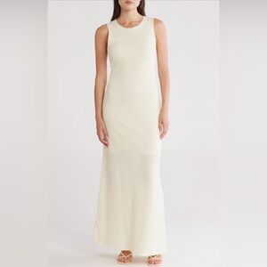 rag & bone
Carine Texture Knit
Maxi Dress
Elegant Cream Sleeveless Maxi Dress